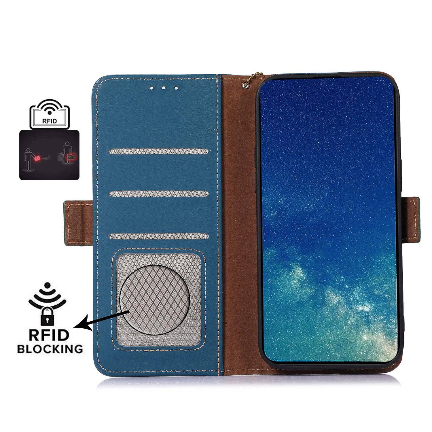 For Xiaomi 13 5G RFID Blocking Phone Case Genuine Leather Hands-free Stand Wallet Magnetic Flip Cover For Xiaomi 13 5G RFID Blocking Phone Case Genuine Leather Hands-free Stand Wallet Magnetic Flip Cover
